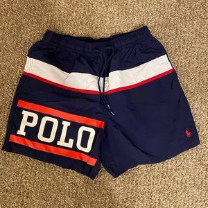 Polo Swim Trunks- Lg